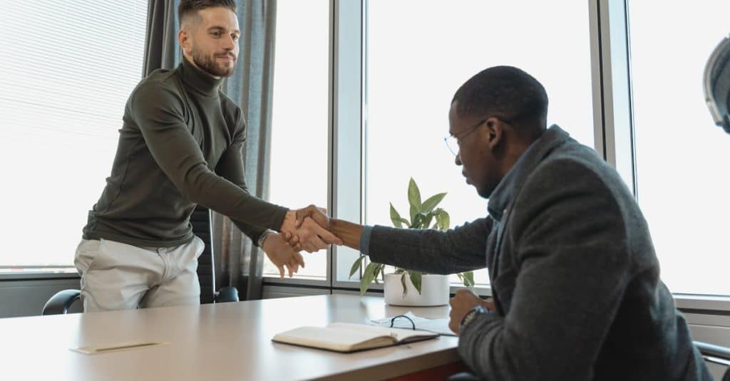 A professional searching for job opportunities in Spain, navigating the job market as an expat.
